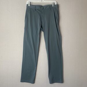 Rhone Pants Mens 28x29 Grey Commuter 5-Pocket Stretch Chino Travel Golf
